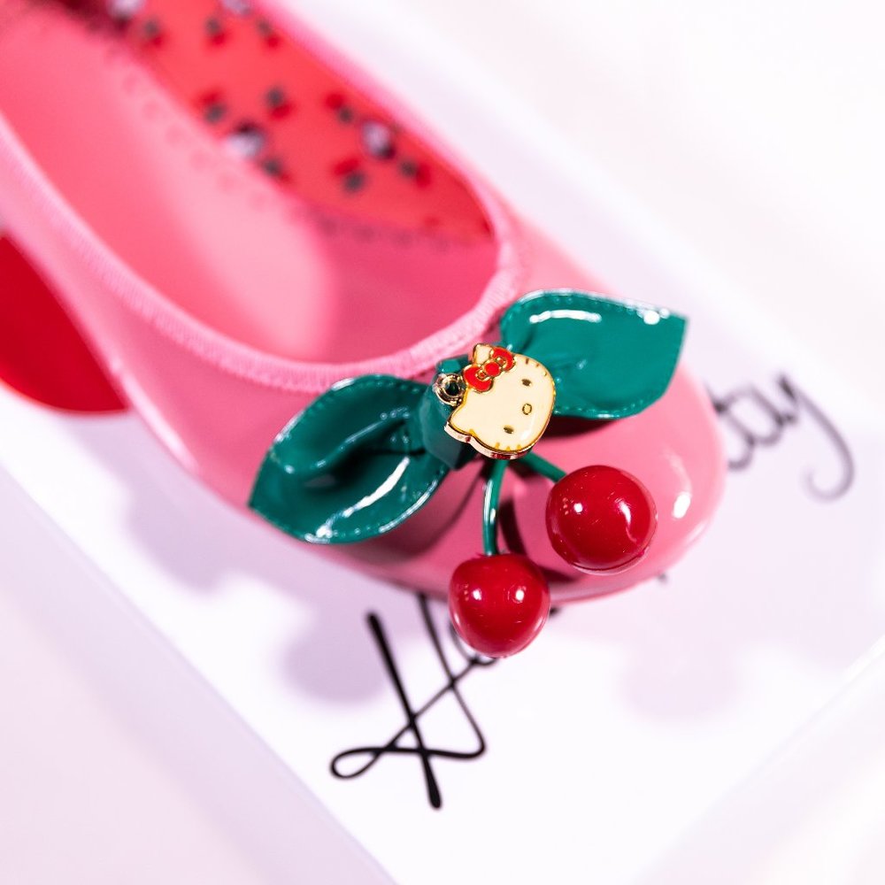 SOLD - BNIB Hello Kitty Cherry Flats - Pink